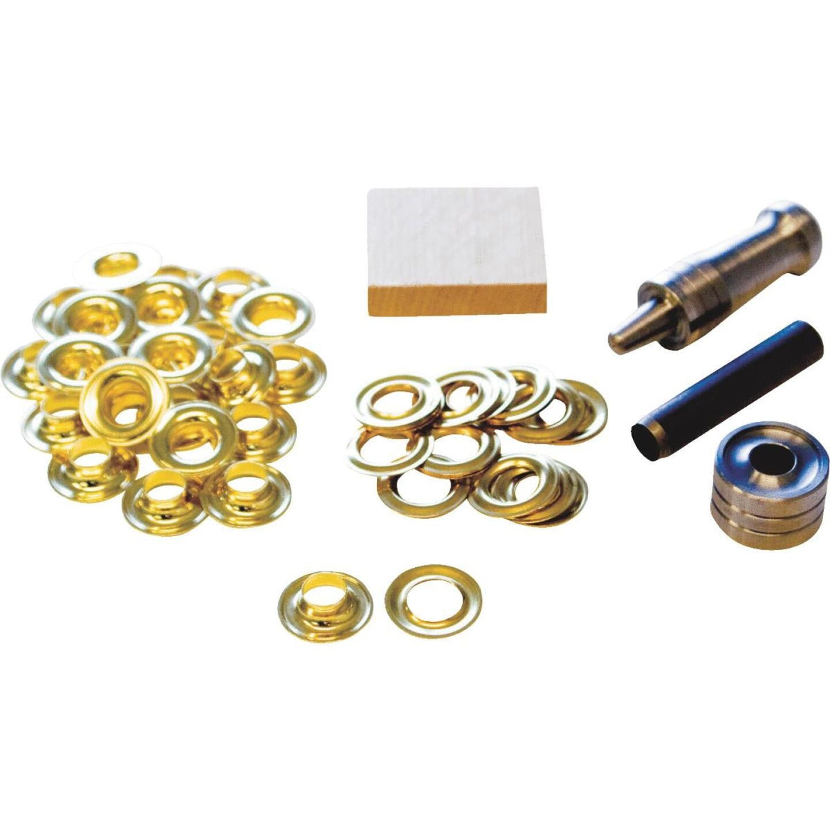 General Tools 1/2 in. Refill Solid Brass Grommet Kit and Refill (12-Pack)  1261-4 - The Home Depot