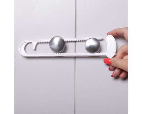 Dreambaby Sliding Locks With Catch - 2 Pack, White