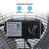 Comfort Zone 20 3-Speed Floor Fan with 360-Degree Adjustable Tilt