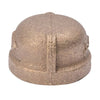 B & K Industries Red Brass Pipe Cap 1/2 in.