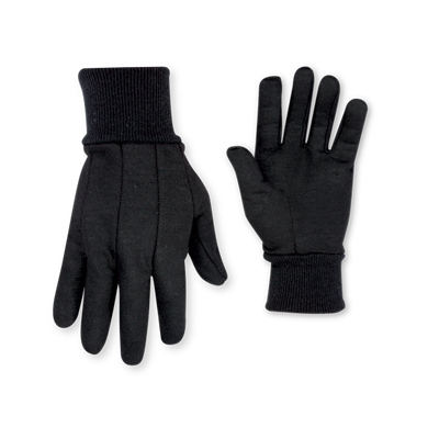 Custom Leathercraft Heavyweight Black Jersey Work Gloves