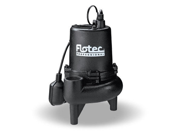 Pentair Flotec E75STVT 3/4 HP Professional Series Cast Iron Sewage Pump