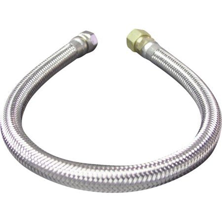 Mueller Industries  Braided Stainless Steel Faucet Connector 3/8” x 3/8”