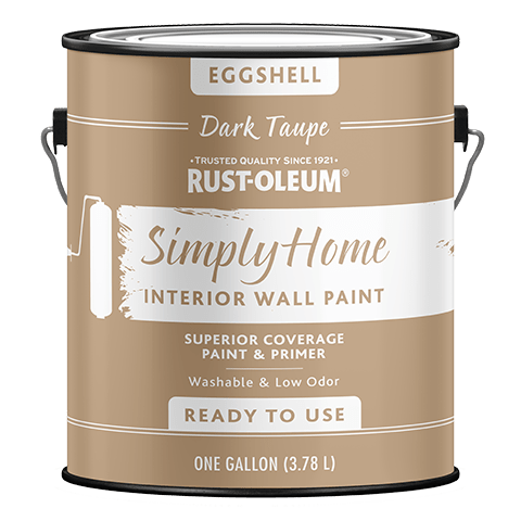 Rust-Oleum® Simply Home® Interior Wall Paint Eggshell Dark Taupe