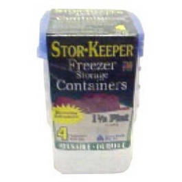 Freezer & Storage Container, 1/2-Gal., 2-Pk.