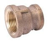 B & K Industries Reducing Coupling 125# Red Brass Threaded Fittings 3/8in x 1/4in