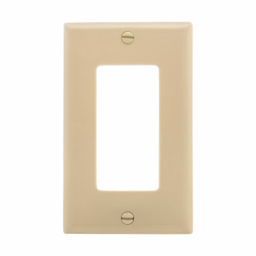 Eaton Cooper Wiring Decorator / GFCI Wallplate, Ivory (1 Gang, Ivory)