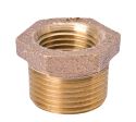 B & K Industries Hex Bushing 125# Red Brass Threaded Fittings 1/2 in. x 1/8 in.