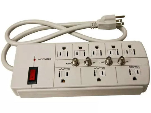 Howard Berger 8 Outlet Surge Protector 1800 Joules  3' Foot Cord