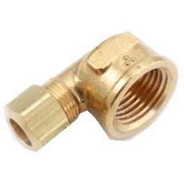 Brass Compression Elbow, Lead-Free, 3/8 x 3/8-In. FPT