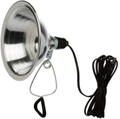 CLAMP LIGHT 6 FT CORD 8 1/2 IN REFLECTOR