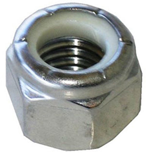 LOCK NUT  3/8 NC NYLON
