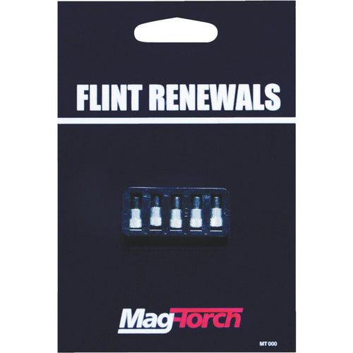 Mag-Torch Replacement Flints for Single Flint Striker (5-Pack)