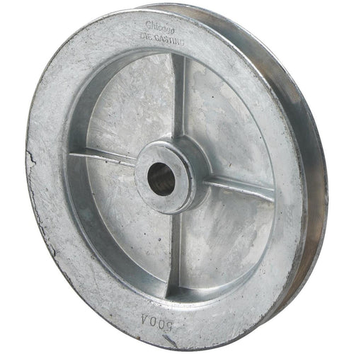 Chicago Die Casting 5 In. x 1/2 In. Single Groove Pulley