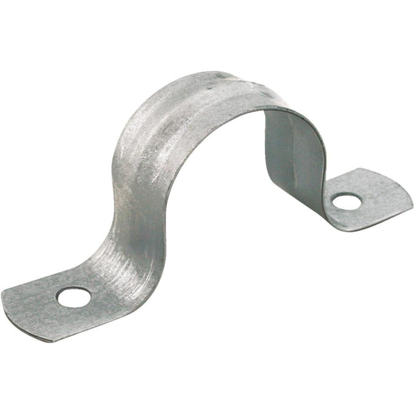 Jones Stephens 1-1/2 In. Galvanized Steel Pipe Strap (25-Pack)