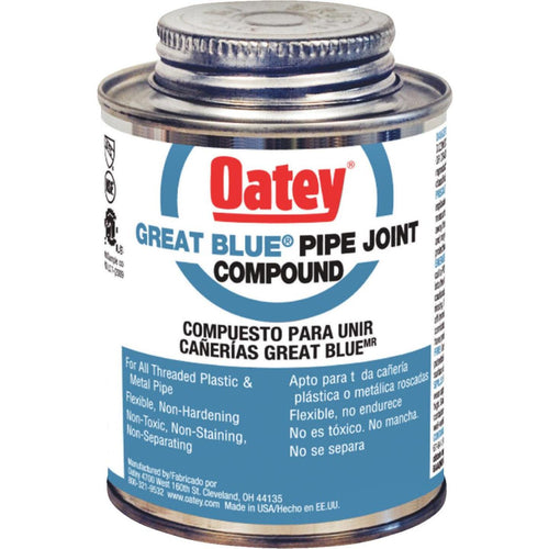 Oatey Great Blue 4 Fl. Oz. Blue Pipe Compound