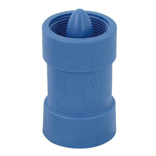 Campbell Brady 1-1/2 In. Acetal Polymer Spring Loaded Check Valve