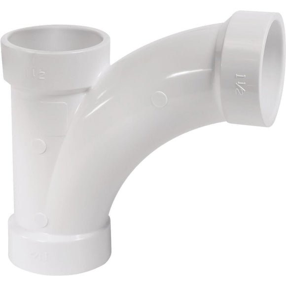 Charlotte Pipe 1-1/2 In. Tee-Wye DWV PVC Tee