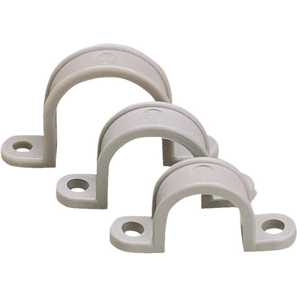 Gardner Bender 1-1/2 In. Non-Corrosive Plastic/Schedule 40 PVC/Copper Conduit Strap (10-Pack)