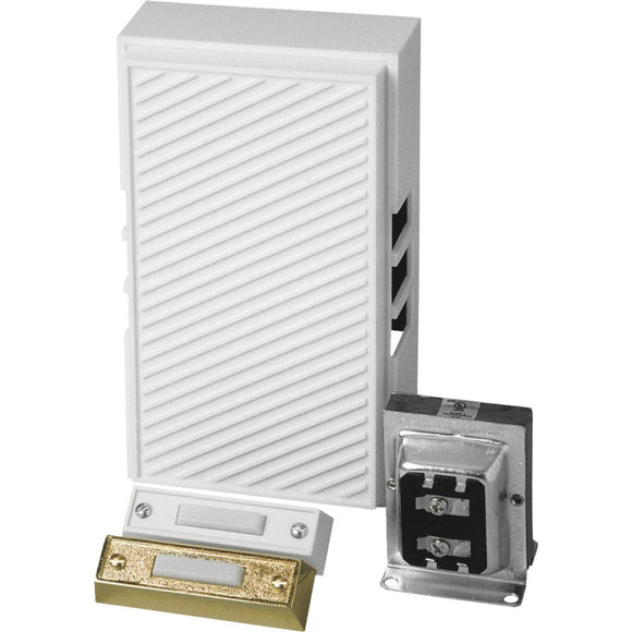 IQ America Wired White Door Chime Kit