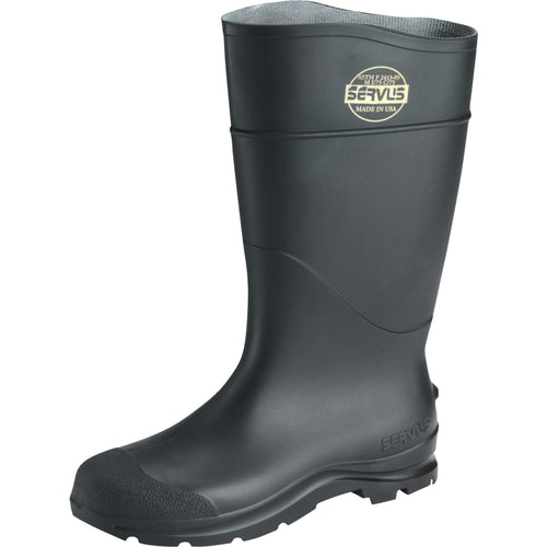 Honeywell Servus Men's Size 12 Black Steel Toe PVC Rubber Boot