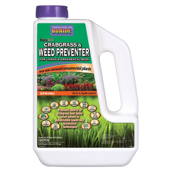 BONIDE DURATURF CRABGRASS AND WEED PREVENTER