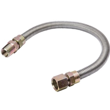 B & K Industries Stainless Steel Gas Appliance Connector 18