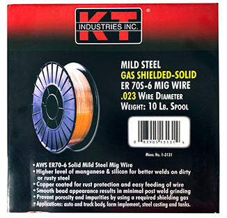 K-T Industries Mig Wire E70s-6 .023 10 Lb