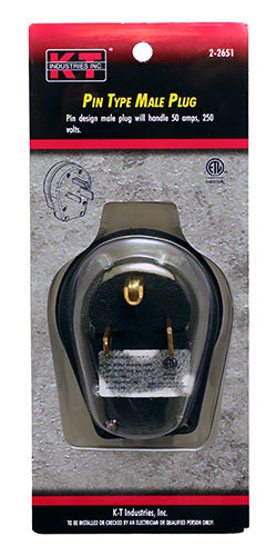 K-T Industries Pin 50 Amp Male Plug