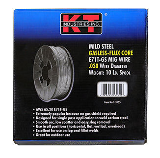 K-T Industries Flux Core Mig Wire 030 10 Lb